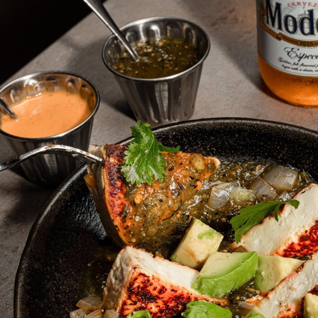 Pescado a la talla con salsa verde